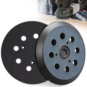 2 Pcs 5 Inch 8 Hole Sander Pad 3 Screw Holes Hook and Loop Sanding Pad for Orbital Sander Pad Replacement for BO5010 BO5030K BO5031K BO5041K
