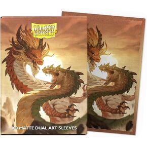 Dragon Shield: Wood Snake 2025-100CT Matte Dual Art Card Sleeves - Compatible with Magic The Gathering, Pokémon, and Yugioh TCG & LCG Protection, for Toploaders