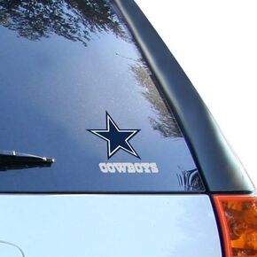 Rico Industries NFL Dallas Cowboys Small Window Cling,Navy,3.5" x 4.5"
