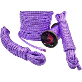 Ravenox HMPE Rope - (2.5 mm x 100 feet) - Heavy Duty Braided Synthetic Line for Fishing, Camping, Hammock, Tow Winch, Dyneema Cord, Kevlar & Paracord Accessory Alternative