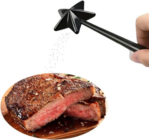 3 أجهزة كمبيوتر ملحية من الهزازات والفلفل ، والملح السحري على شكل نجمة ، وموزعات الفلفل ، وموزع التوابل الملح والفلفل (أبيض أسود وردي) in Kuwait