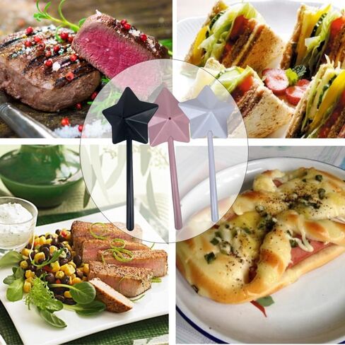 3 أجهزة كمبيوتر ملحية من الهزازات والفلفل ، والملح السحري على شكل نجمة ، وموزعات الفلفل ، وموزع التوابل الملح والفلفل (أبيض أسود وردي) in Kuwait