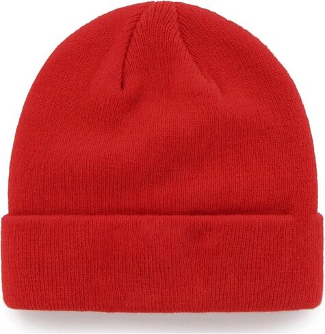 47 MLB Unisex-Adult Primary Logo Cuffed Knit Primary Logo Alternate Beanie Hat Cold Weather Hat, One Size in Kuwait