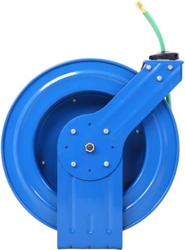 بكرة خرطوم اللحام قابلة للسحب، خرطوم 1/4 بوصة بطول 100 قدم، خراطيم مطاطية للأكسجين والأسيتيلين، STD Duty Max 200PSI أداة بكرة لحام مزدوجة خرطوم مزدوج، هيكل صناعي عالي التحمل بذراع واحد in Kuwait