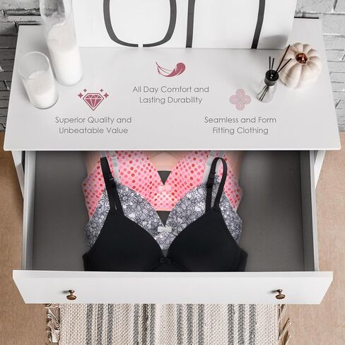 Alyce Ives Intimates Girls, Teens & Petite Women Lightly Padded A Cup Bra-6 Pack in Saudi Arabia