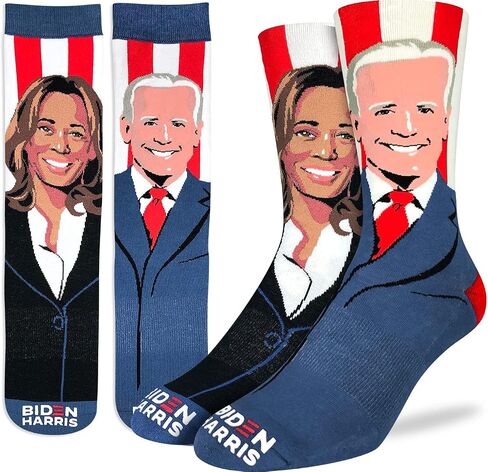 Good Luck Sock Men's Joe Biden & Kamala Harris Socks, Adult in Saudi Arabia