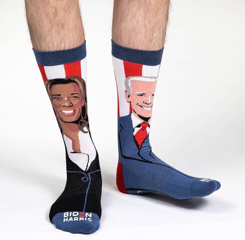 Good Luck Sock Men's Joe Biden & Kamala Harris Socks, Adult in Saudi Arabia