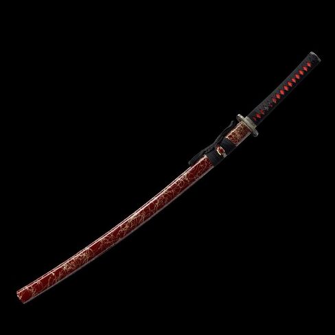 Samurai Sword- Hand مزورة Katana Sword حقيقية ، حادة للغاية ، السيوف اليابانية ، عملية التبريد التقليدية katana الحقيقية ، in Saudi Arabia
