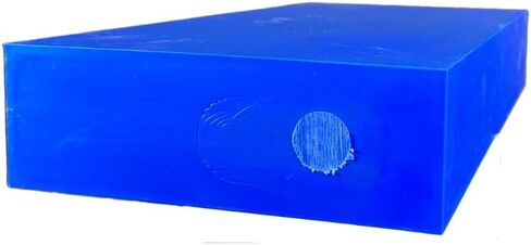 EcoCut: Acrylonitrile Butadiene Styrene (ABS) Navy Plastic Block, 2" x 3" x 6", for Machining, Home Improvements, Prototypes, Engineering in Kuwait