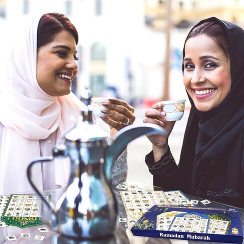 Ramadan Bingo Game for Kids Eid Mubarak Bingo Cards for Muslim Party Favors Family Classroom Activities Supplies 24 Players in Saudi Arabia