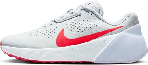 حذاء التمرين Nike Air Zoom TR 1 للرجال (DX9016-004، بلاتيني نقي/رمادي لكرة القدم/أحمر جامعي) in Saudi Arabia