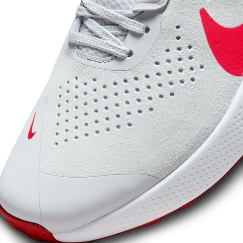 حذاء التمرين Nike Air Zoom TR 1 للرجال (DX9016-004، بلاتيني نقي/رمادي لكرة القدم/أحمر جامعي) in Saudi Arabia