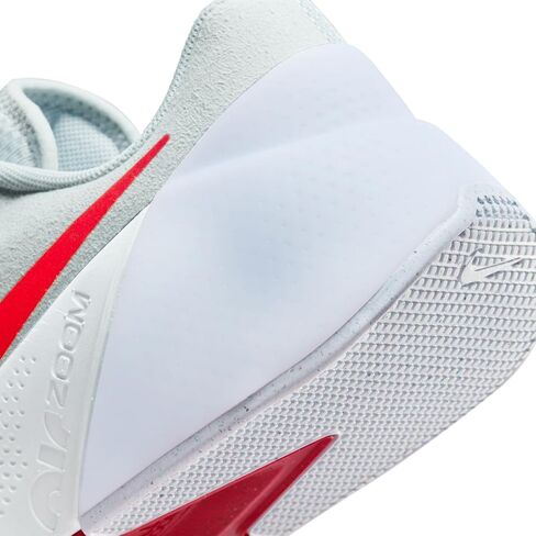 حذاء التمرين Nike Air Zoom TR 1 للرجال (DX9016-004، بلاتيني نقي/رمادي لكرة القدم/أحمر جامعي) in Saudi Arabia