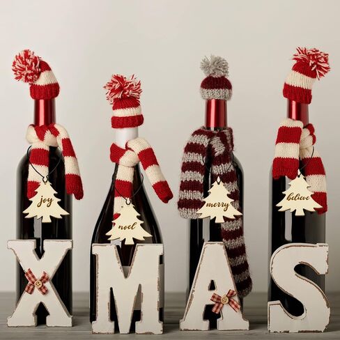 12 قطعة من منديل عيد الميلاد خواتم الشجرة من منديل الأشجار الخشب خواتم العطلة من منديل رينغز ريفي حامل منديل الخاتم in Kuwait