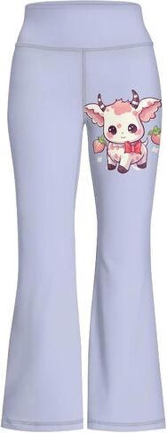 Girls Leggings Floral Print High-Waisted Flared Pants 5-14 Years in Saudi Arabia