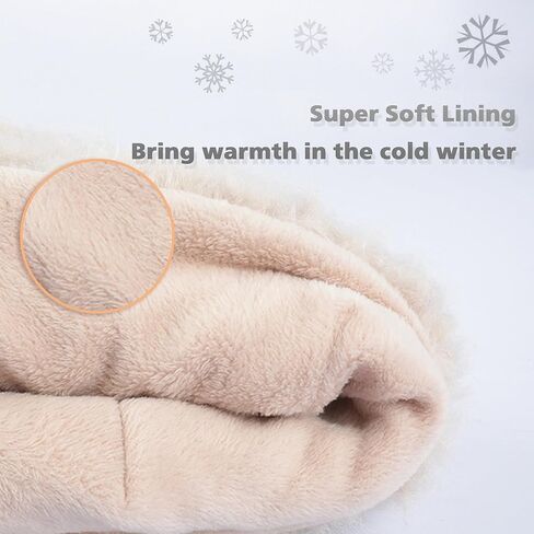 Winter Hats Knit Beanie Skull Cap Russian Faux Fur Hat Fluffy Bucket Hat Snow Cap for Women in Kuwait