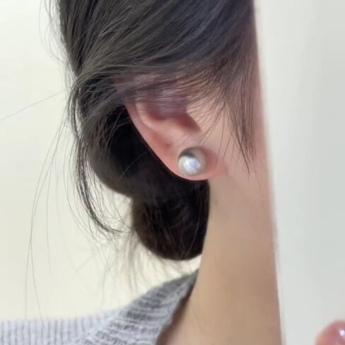 Pearl Bow Earrings For Women, 14k Gold/Silver Plated Bow Drop Dangle Cute Pearl Stud Statement Earring 2024 Trendy Jewelry Gift in Saudi Arabia
