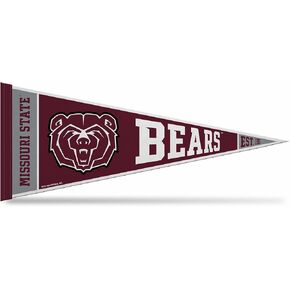 Rico Industries NCAA Missouri State Bears Rally 12" x 30" Felt Wall Décor Pennant - Great for Home/Bed Room/Man Cave Décor