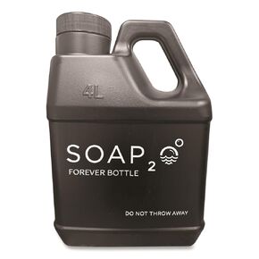 Soap₂o 1 Gallon Empty Forever Bottles, Reuseable Refillable Container To Mix HydroPods (Sold Separately) With Water To Create One Gallon Hand Soap, For Refilling Individual Smaller Bottles