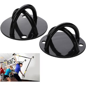 2pcs Ceiling Wall Mount Anchor for Suspension Strap Rings Ceiling Mount Strength Training Gym Bracket Rings Hammock