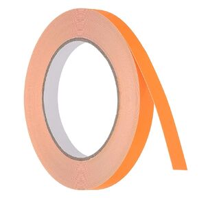 PATIKIL 0.5 inch x 66 feet Glow in The Dark Tape, 1 Roll Fluorescent Adhesive Tape Luminous Reflective Tape Black Light Glow Tape for Party, Orange