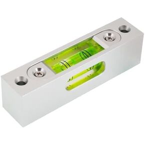 High precision aluminum alloy metal adjustable level bubble small square bar luminous magnetic length 66 hole pitch 56MM