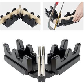 2-in-1 Mitre Measuring Cutting Tool 85°-180° Miter Angle Cutting Tool Miter Saw Protractor Measuring and Sawing Mitre Angles Cutting Tool for Woodworking Home Installation