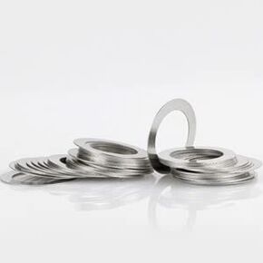 KALESYUJIN-40PCS(M3-M12) S:0.1-10pcs/0.2-10pcs/0.3-10pcs/0.5-10pcs DIN988 Metal Shim Washers Stainless Steel Ultrathin Gasket Thin Flat Washer (7 * 12)