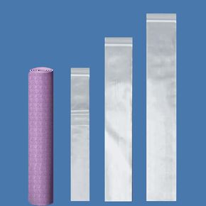 4x30 Inch (100-Pack) Long Plastic Zip Lock Seal Poster Bags, 6 Mil Clear Narrow Sleeves Reclosable Blueprint Bags Waterproof Tube Storage Bag