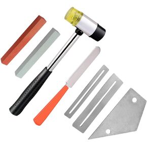 Alnicov 7PCS Guitar Luthier Tool Kit,Guitar Repairing Tool, for Guitar
