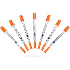 30G 5/16" Syringe, Syringes 8mm 1ml Inch, Individually Packed 25 Pack
