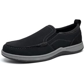 Men's Slip on Shoes Casual Walking Loafers with Arch Support, Orthopedic Shoes Lightweight Non Slip Sneakers
