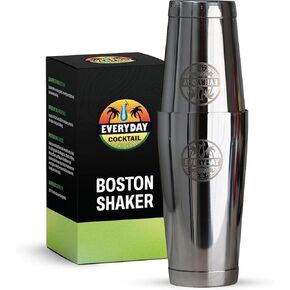 EVERYDAY COCKTAIL® | Professional Boston Shakers Set - 18oz Weighted | Unweighted Cocktail Shaker Set For Bartenders | Pro Bar Shaker Made from Premium Stainless Steel | Martini Shaker in Saudi Arabia