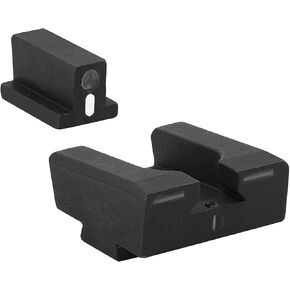 MEPRO Tru-Dot R4E tritium Night Sights with Five Sight Alignment Elements Compatible with Glock Glow on Sight self Illuminated Meprolight Fixed Metal Sight