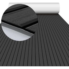 Boat Flooring EVA Foam Boat Decking 94" x70''/56''/45"/35" Non-Slip Boat Mat Self-Adhesive Foam Boat Deck Flooring Faux Teak Marine Mat for Pontoon Swim Platform Kayak Deck Yacht Jon Boat