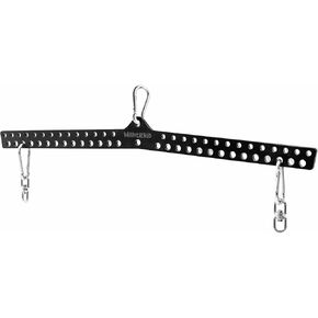 Multi-Grip LAT Pull Down Bar Hardened Powder-Coated Finish, 360° Rotating Stainless Steel Adapter, Neutral & Wide Grip Spreader Bar for Pulley System Gym & Cable Machines