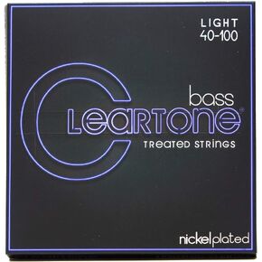 Cleartone Nickel Plated Steel Electric Bass Guitar Strings (40-100)