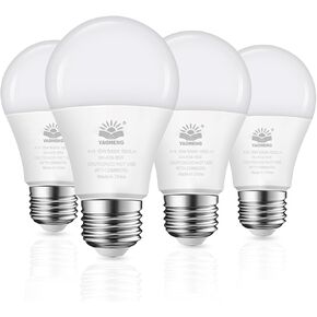 A19 LED Light Bulb, 100 Watt Equivalent LED Bulbs, 4000K Neutral White, 1500 Lumens, Standard E26 Base, Non-Dimmable, 15W Super Bright Light Bulbs for Home, Office Lamp, ETL Listed(4-Pack)