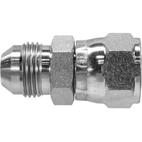 Replacement 6504-04-06 Hydraulic Fitting 1/4" Male JIC X 3/8" Female JIC Swivel Carbon Steel