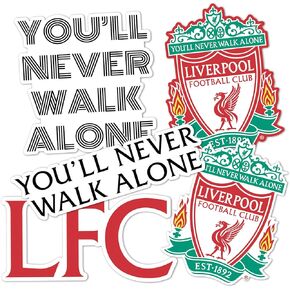 Desert Cactus Liverpool FC Sticker Decal Vinyl English Anfield Football Soccer Laptop Water Bottle Car Scrapbook (Type 2-3)