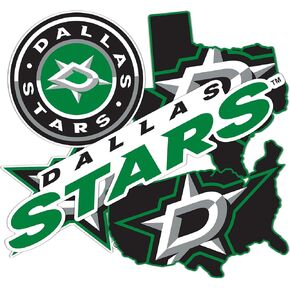 Desert Cactus Dallas Stars Sticker Team NHL National Hockey League Vinyl Decal Laptop Water Bottle Car Scrapbook (Type 2-3)