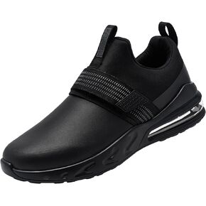 LARNMERN Non Slip Work Shoes for Women Food Service Kitchen Chef Waterproof Shoe Restaurant Slip on Walking Sneakers Fashion Air Cushion Working Footwear