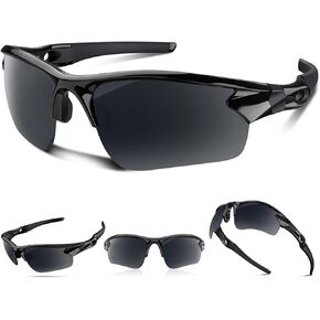 Polarized Sports Sunglasses for Men Women Youth Baseball Cycling Running Driving Fishing Tennis Golf Motor TAC UV400 TR90