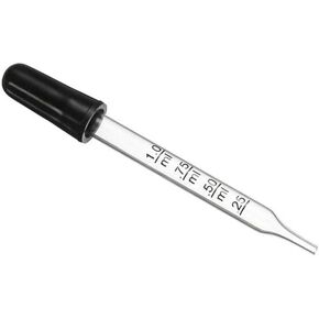 1ml Eye Dropper Glass Liquid Dropper 1ml Capacity Fit for Essential Oils Dropping Pipettes for Resin Lab Bottles and Jars
