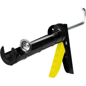 Bates- Caulking Gun, 10:1 Thrust Ratio, Yellow & Black, Caulking Tool Gun, Caulk Gun No Drip, Hand Caulking Guns, Silicone Gun, Caulking Gun Tool, No Drip Caulk Gun, Caulk Guns, Caulking Gun Dripless