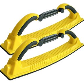 Manual Sanding Block, 2-3/4" x 15-3/4" Adjustable Radius Flex Longboard Hand Sanding Blocks with Hook & Loop Backing for Automotive, Woodworking - 2 Pack