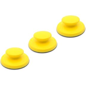 3 Pack - Round 5" Hand Sanding Block for 5" Hook and Loop Discs for Sanding Moldings, Woodworking, Auto Body, Painting and Crafts