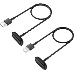 [2-Pack] Charger Cable for Fitbit Luxe/Charge 5, for Fitbit Luxe/Charge 5 Fitness Tracker, Replacement Charging Cable Cord Accessory for for Fitbit Luxe and Charge 5 (1.6 ft)