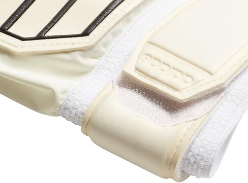 Adidas Adult Classic Training Sovic Sof Swear Gloves - Palm Latex Date ، قبضة ناعمة ، نوبة مخصصة ، دعم معصم (أبيض/أسود ، 8) in Saudi Arabia