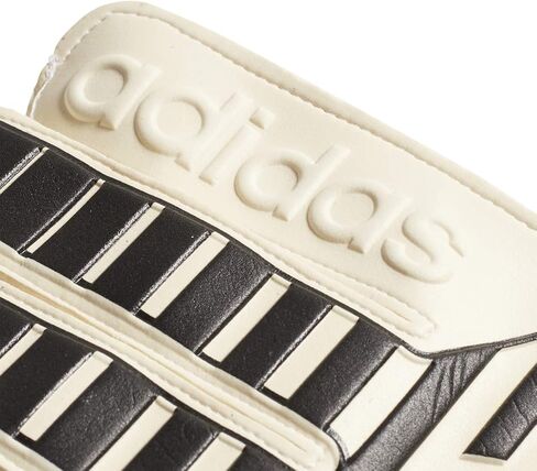 Adidas Adult Classic Training Sovic Sof Swear Gloves - Palm Latex Date ، قبضة ناعمة ، نوبة مخصصة ، دعم معصم (أبيض/أسود ، 8) in Saudi Arabia